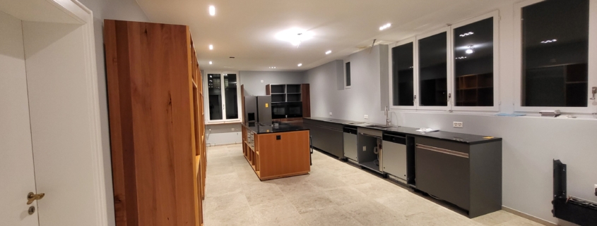 Raum nach Umbauarbeiten